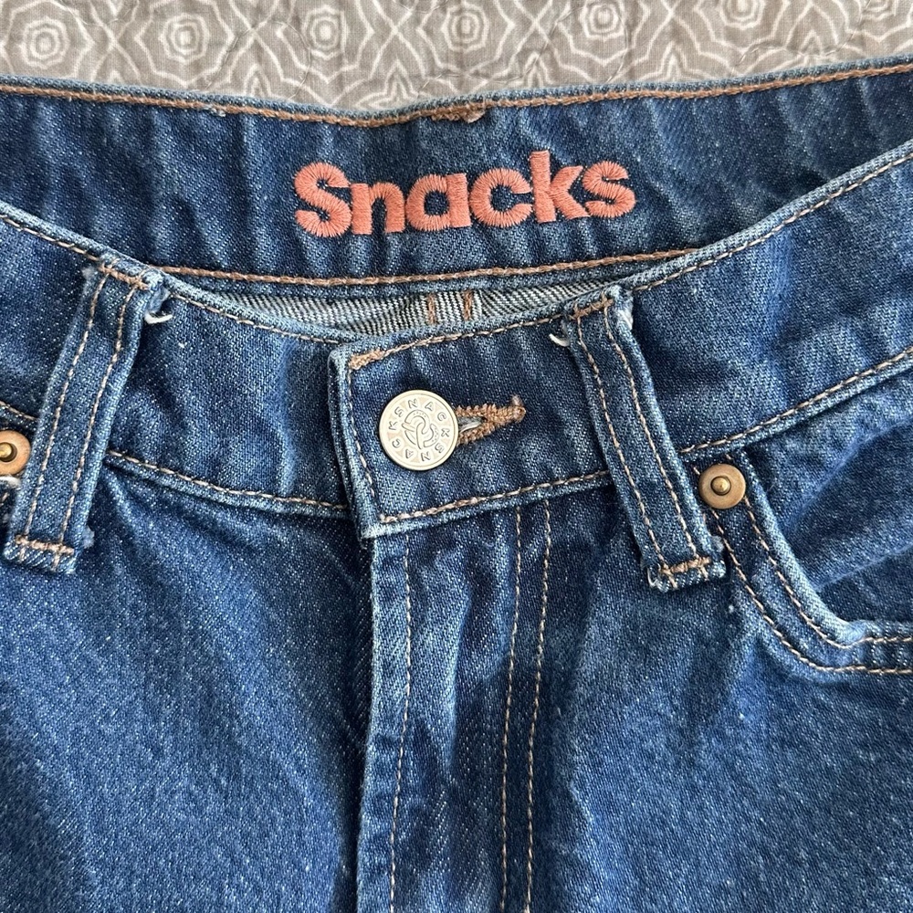 Snacks MOTHER Jeans Double Stack Ankle Cold Brew Tapered High Rise Size 25 - Picture 7 of 16